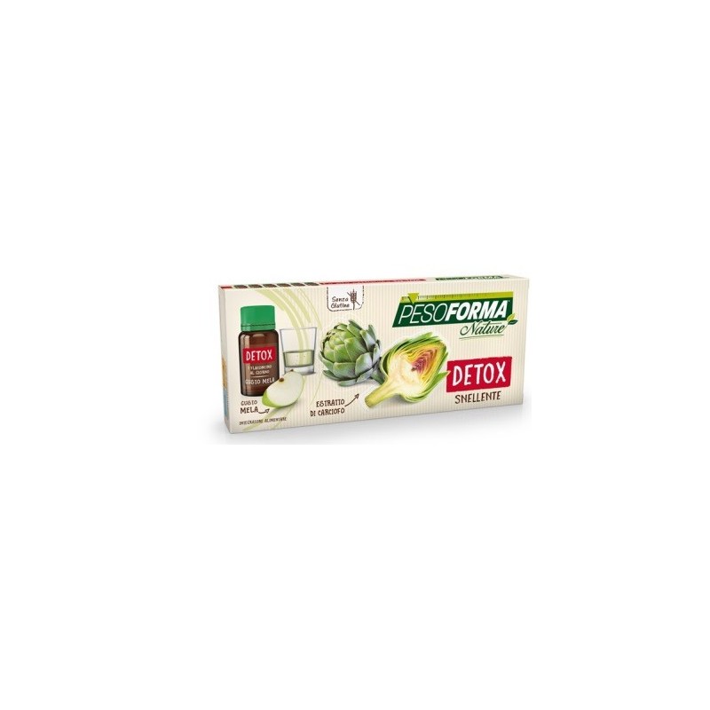 Pesoforma nature detox snellente 6 flaconcini da 10 ml
