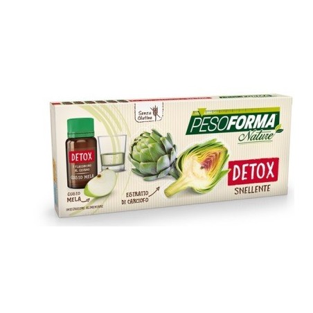 Pesoforma nature detox snellente 6 flaconcini da 10 ml