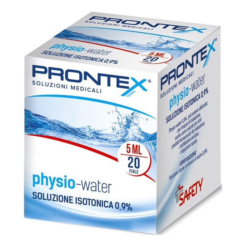 Soluzione fisiologica prontex physio isotonic 20 fiale da 5ml Soluzione fisiologica prontex physio isotonic 20 fiale da 5ml
