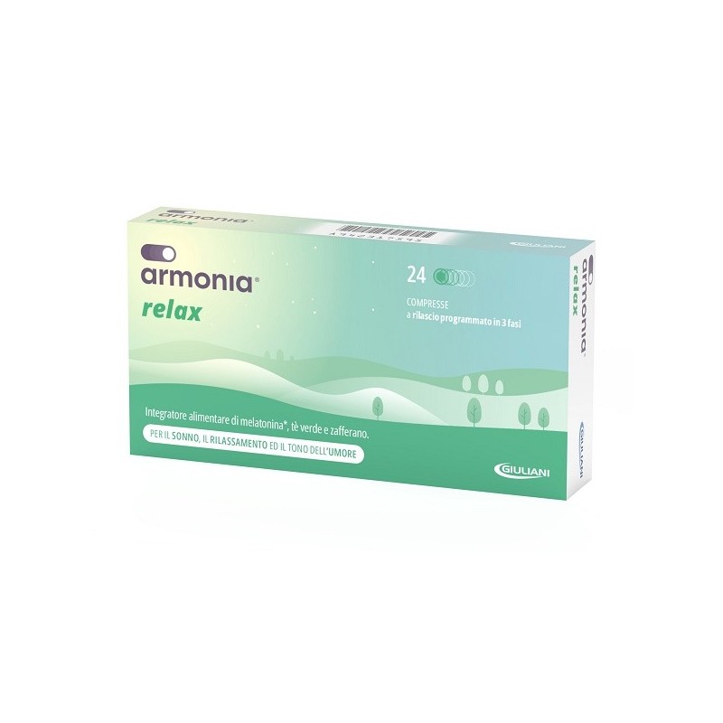 Armonia relax 1 mg a base di melatonina 24 compresse