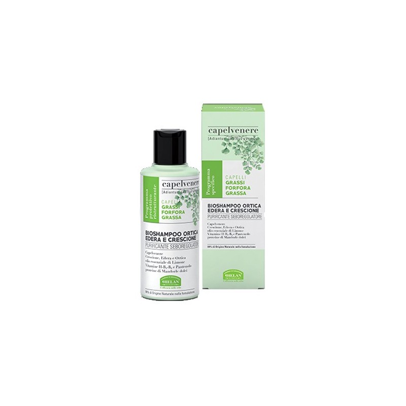 Capelvenere bioshampoo ortica edera e crescione 200 ml