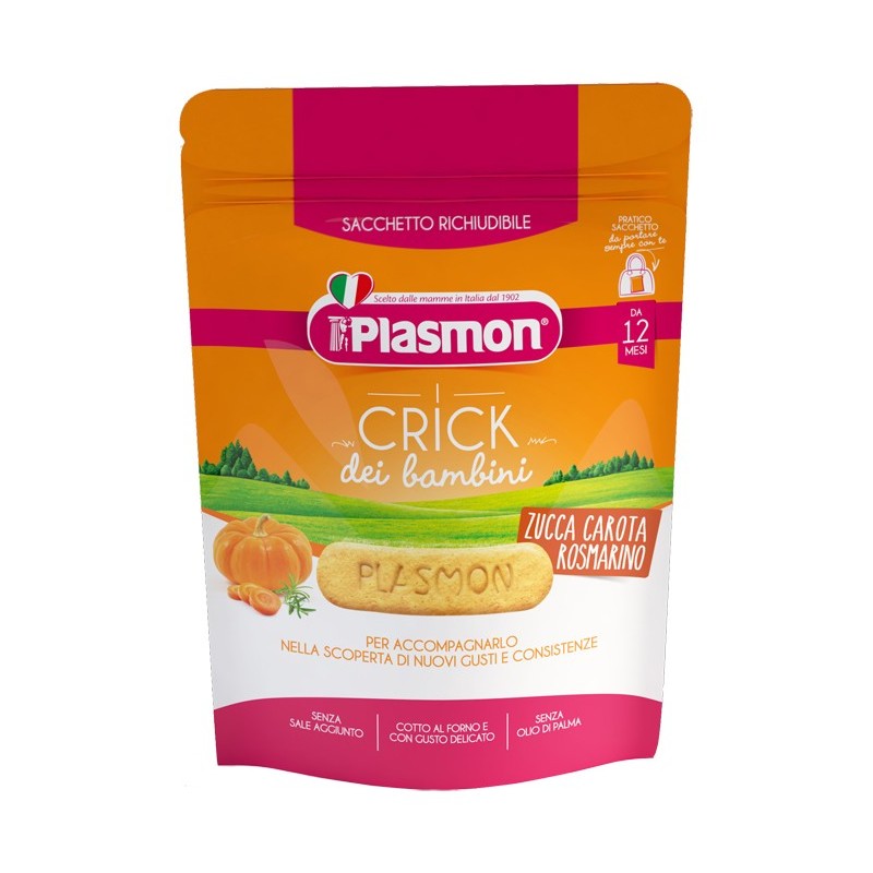 Plasmon crick zucca/carora/rosmarino 100 g Plasmon crick zucca/carora/rosmarino 100 g