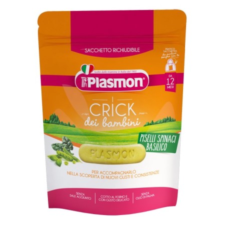 Plasmon crick spinaci e piselli 100 g