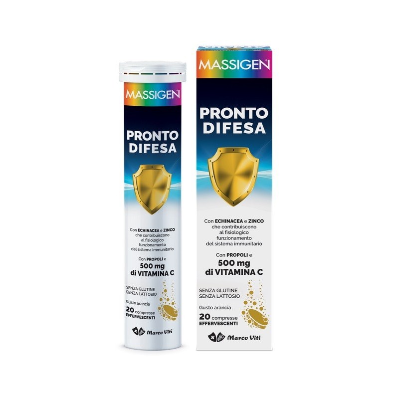 Massigen pronto difesa 20 compresse effervescenti
