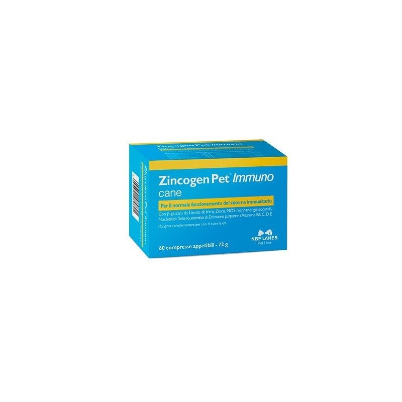 Zincogen pet immuno 60 compresse Zincogen pet immuno 60 compresse