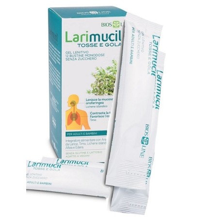 Larimucil tosse gola 12 bustine 10 ml