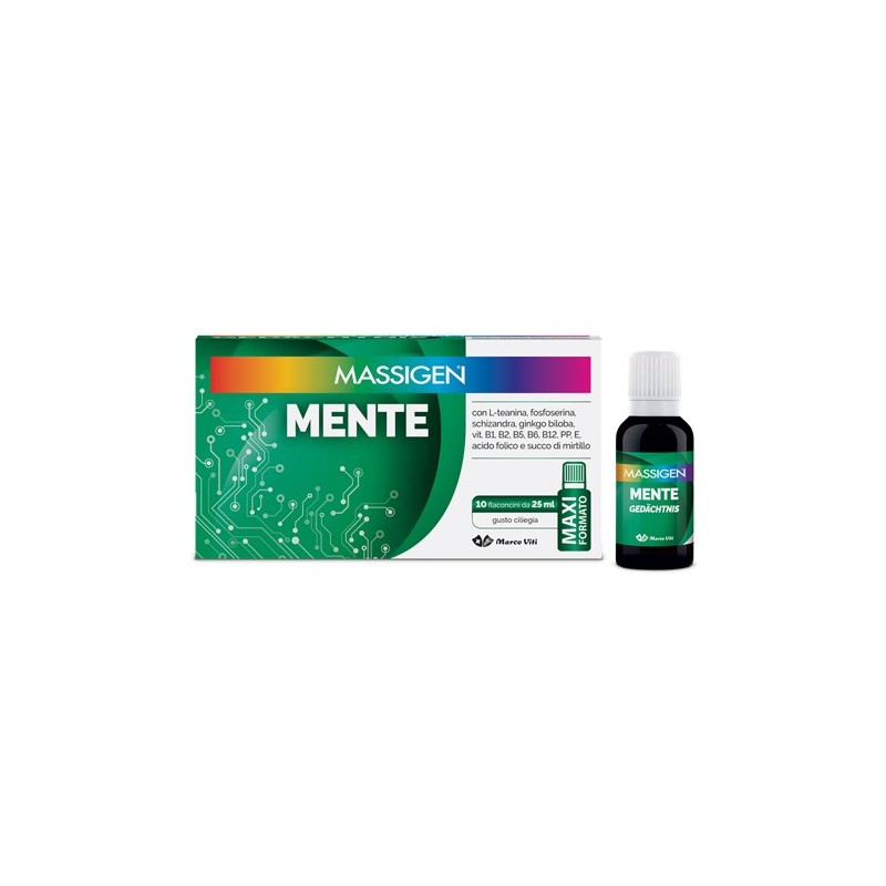 Massigen mente 10 flaconi da 25 ml