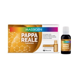 Massigen pappa reale 10 flaconi da 25 ml