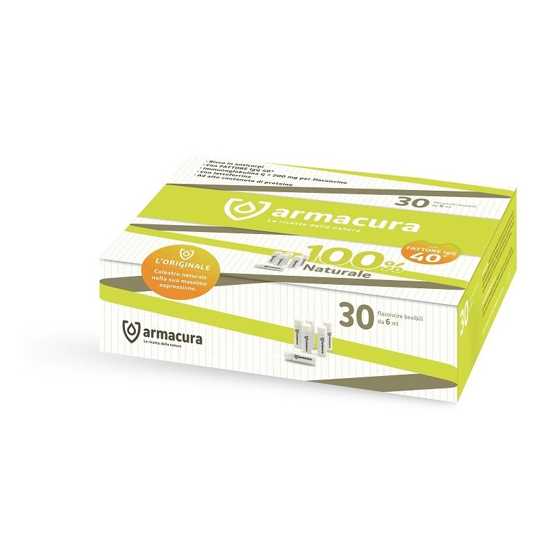 Armacura colostro 100% 30 flaconcini bevibili