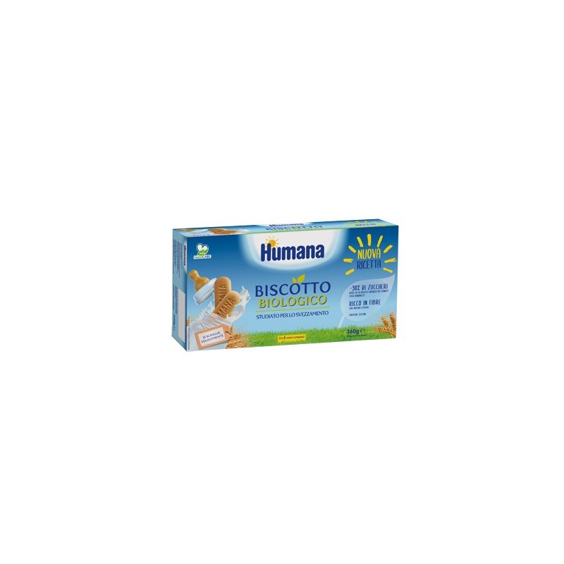 Humana biscotto baby bio 2 sacchetti da 180 g