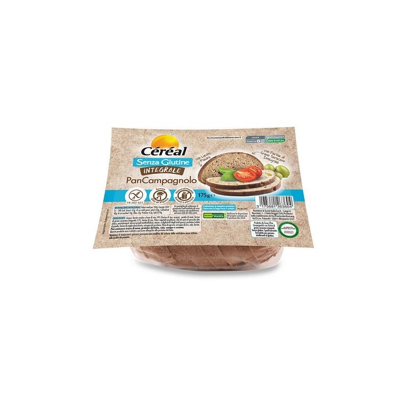 Cereal senza glutine integrale pan campagnolo 175 g