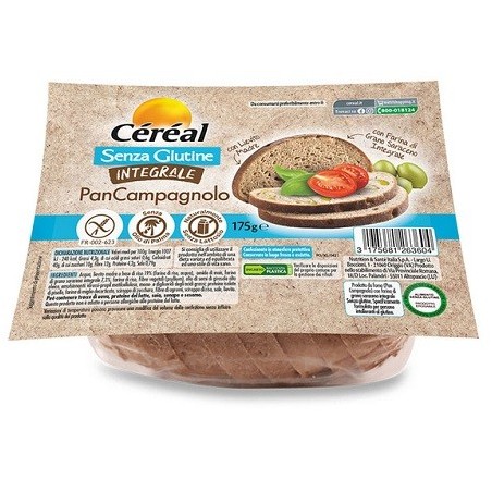 Cereal senza glutine integrale pan campagnolo 175 g