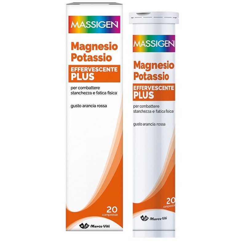 Massigen magnesio potassio plus 20 compresse effervescenti Massigen magnesio potassio plus 20 compresse effervescenti