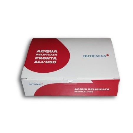 Acqua gel pack acqua gelificata/edulcorata pesca 12 pezzi da125 ml