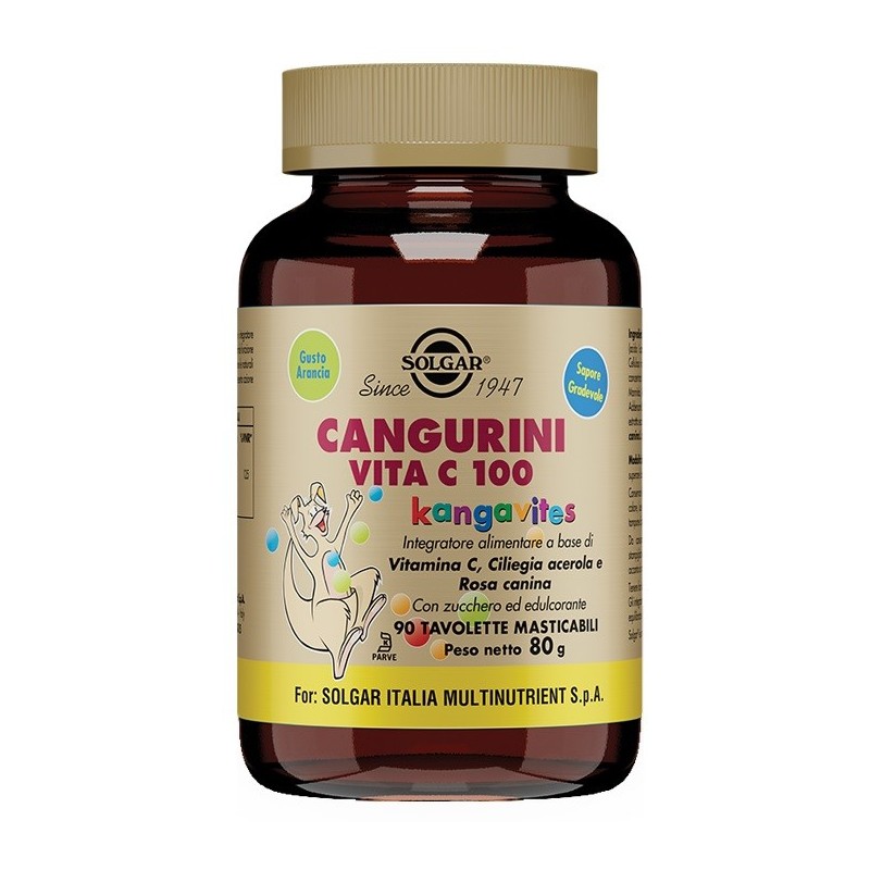 Cangurini vita c 100 90 tavolette masticabili
