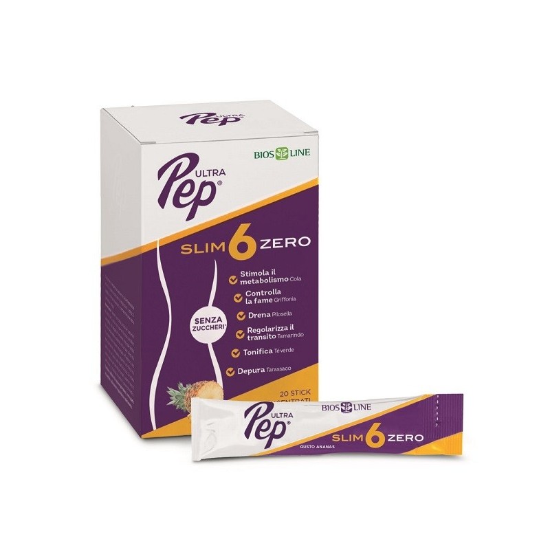Ultra pep slim 6 zero ananas 20 stick