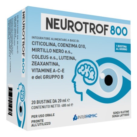 Neurotrof 800 20 bustine 20 ml Neurotrof 800 20 bustine 20 ml