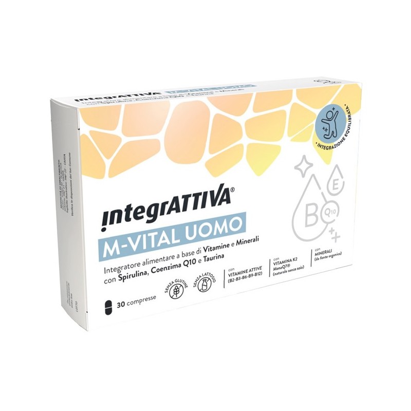 Integrattiva m-vital uomo 30 compresse Integrattiva m-vital uomo 30 compresse