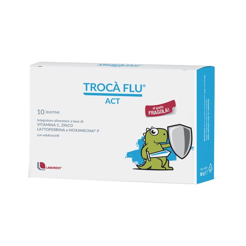 Troca' flu act 10 bustine