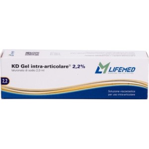 Siringa intra-articolare kd gel 2,2% acido ialuronico 2 ml