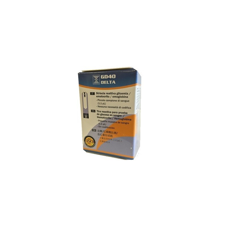 Strisce misurazione glicemia bruno gd40 delta 25 pezzi