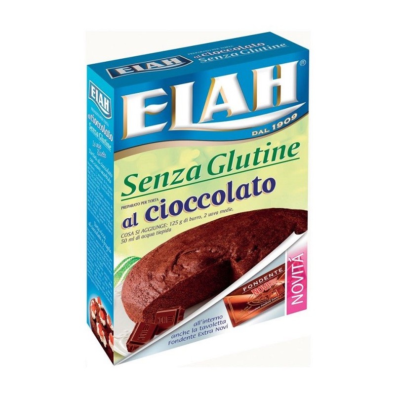 Elah preparato per torta al cioccolato senza glutine Elah preparato per torta al cioccolato senza glutine
