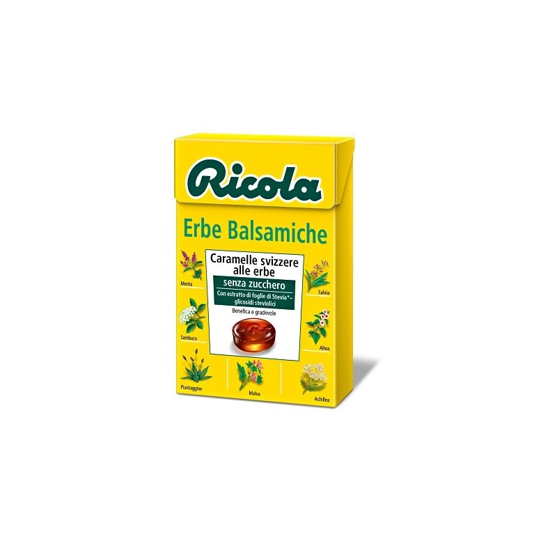 Ricola erbe balsamiche senza zucchero 50 g