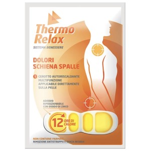 Thermorelax cerotto autoriscaldante dolore schiena/spalle 1pezzo
