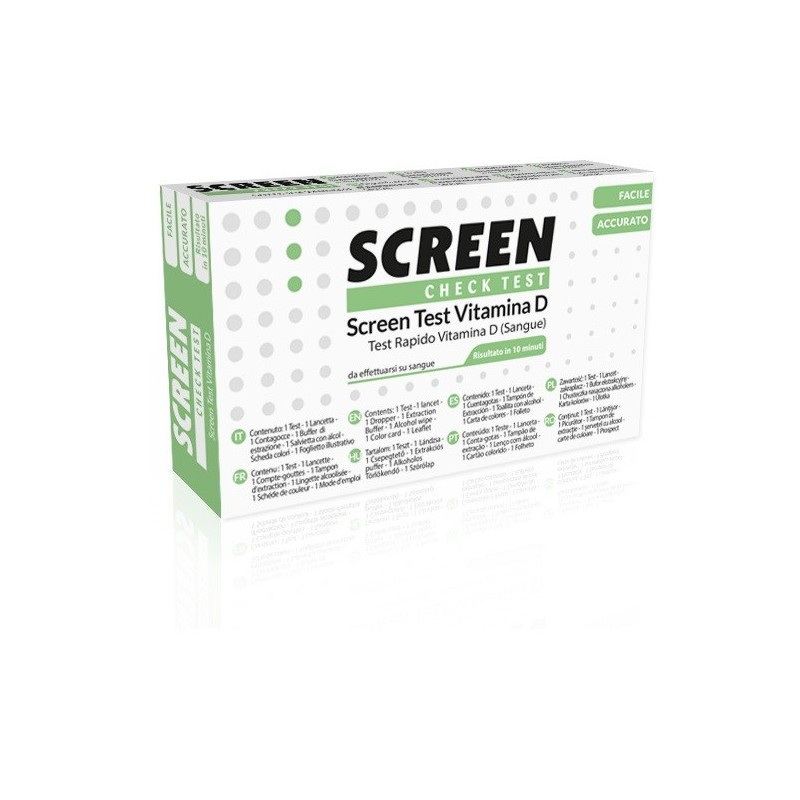 Screen test rapido 25-idrossivitamina d pungidito screen 1 pezzo test vitamina d