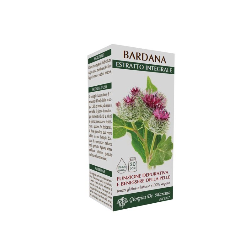 Bardana estratto integrale 200 ml Bardana estratto integrale 200 ml