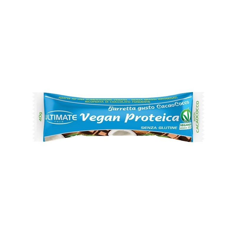 Barretta vegan proteic cacao/cocco 40 g Barretta vegan proteic cacao/cocco 40 g