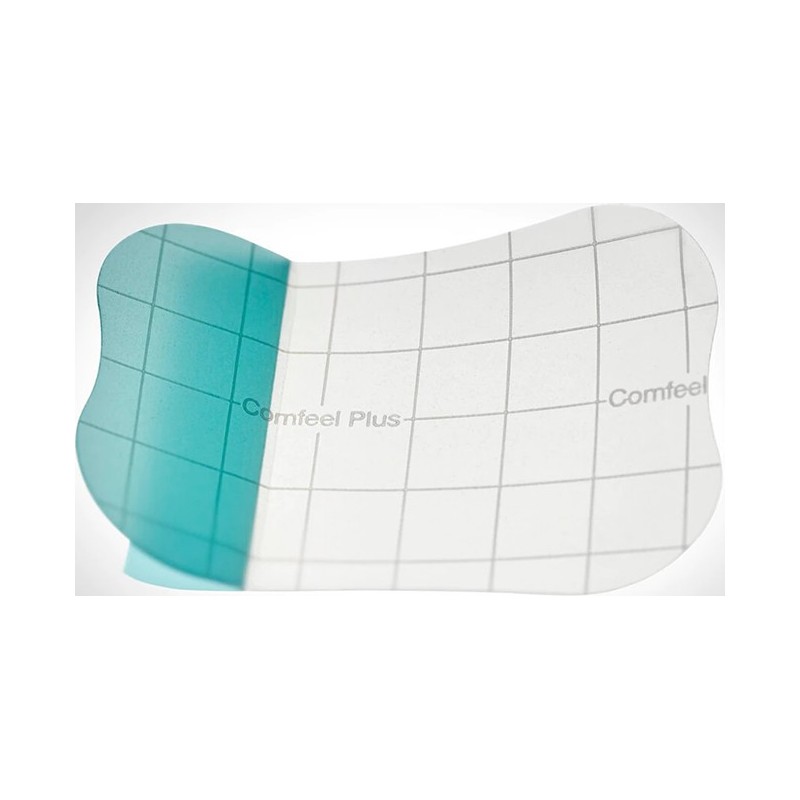 Medicazione speciale attiva trasparente con idrocolloide comfeel plus 5x7 cm 10 pezzi Medicazione speciale attiva trasparente con idrocolloide comfeel plus 5x7 cm 10 pezzi
