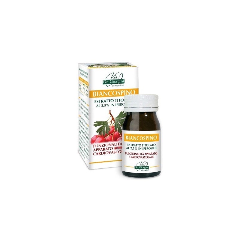 Biancospino estratto titolato 60 pastiglie Biancospino estratto titolato 60 pastiglie