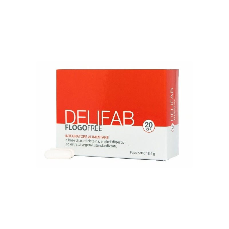 Delifab flogofree 20 compresse Delifab flogofree 20 compresse
