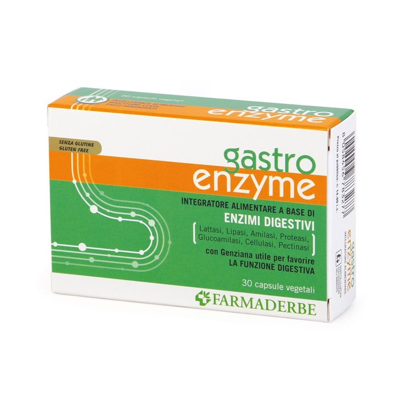 Gastro enzyme 30 capsule vegetali