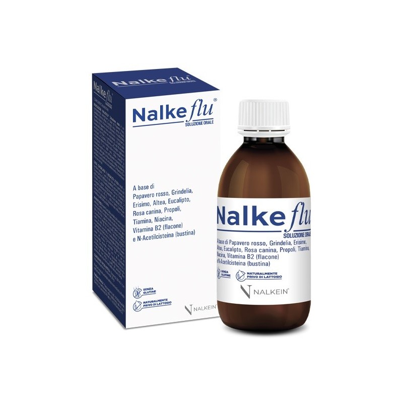 Nalkeflu soluzione orale 200 ml + 1 bustina da 2,5 g