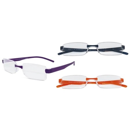Occhiale da lettura premontato twins silver triple +1,50 diottrie