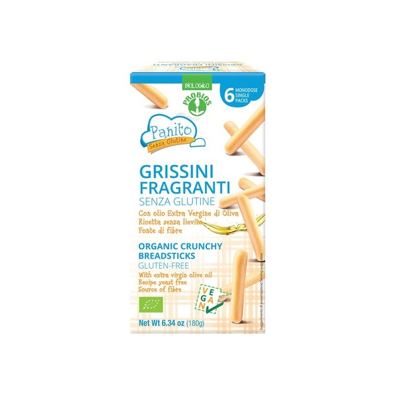 Panito grissini fragranti senza glutine 180 g