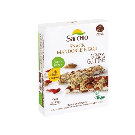 Monoporzione mandorle goji 20 g