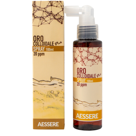 Oro colloidale plus spray 20ppm 100 ml Oro colloidale plus spray 20ppm 100 ml