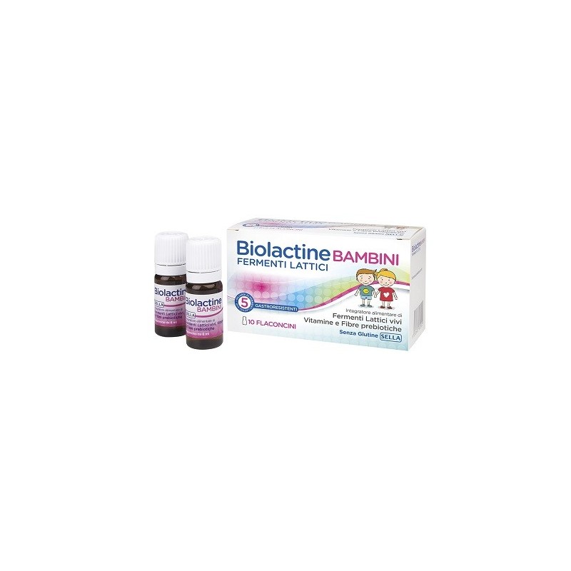Biolactine bambini 10 flaconcini 8 ml