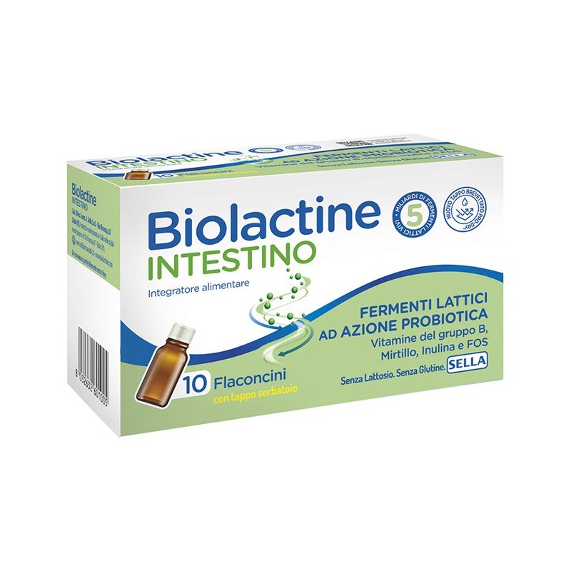 Biolactine intestino 5mld 10 flaconcini 9 ml