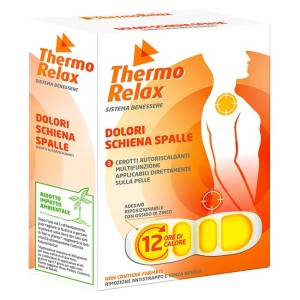 Thermorelax cerotto autoriscaldante dolore schiena/spalle 3pezzi