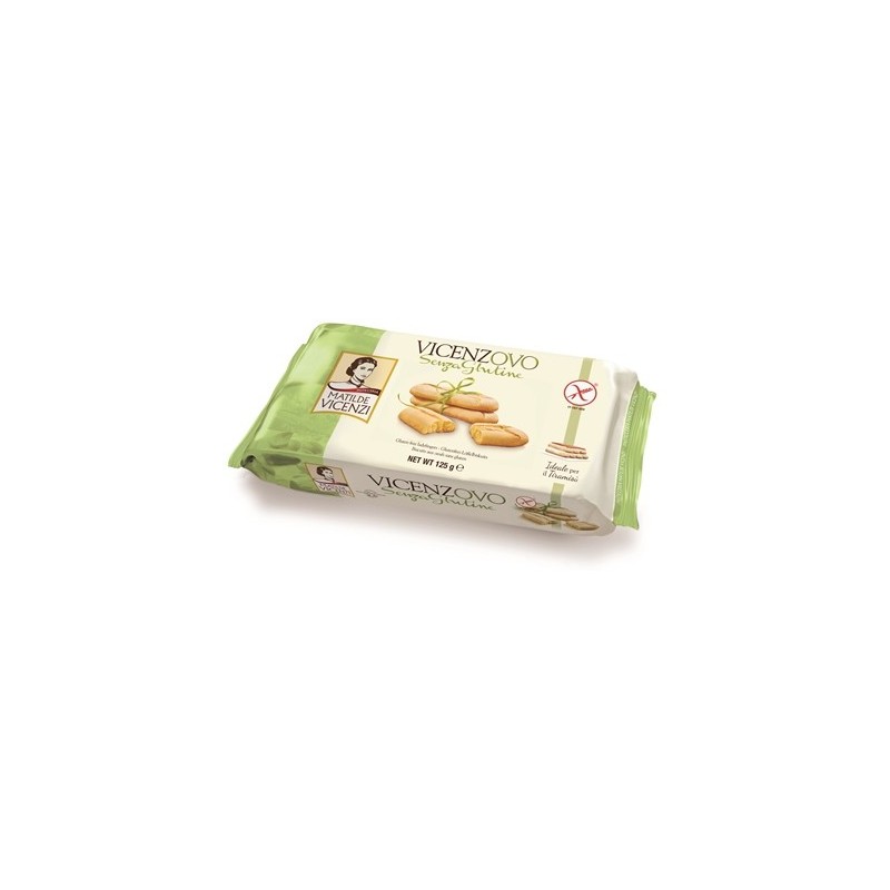 Vicenzovo savoiardi 125 g senza glutine Vicenzovo savoiardi 125 g senza glutine
