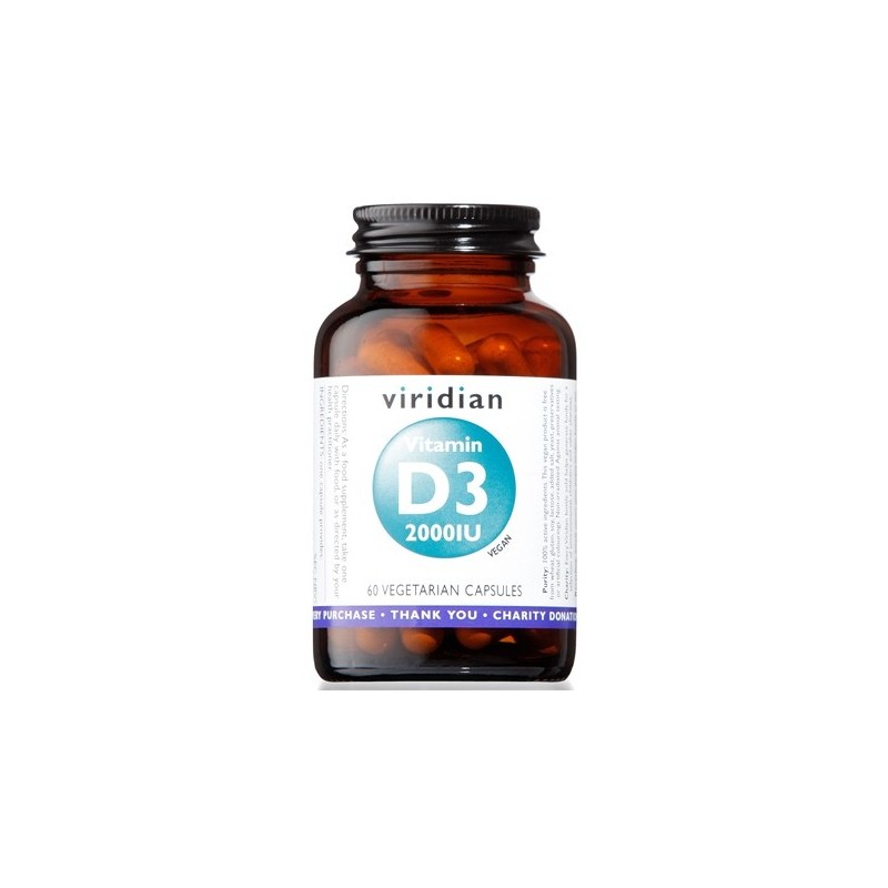 Viridian vitamin d3 2000iu 60 capsule Viridian vitamin d3 2000iu 60 capsule