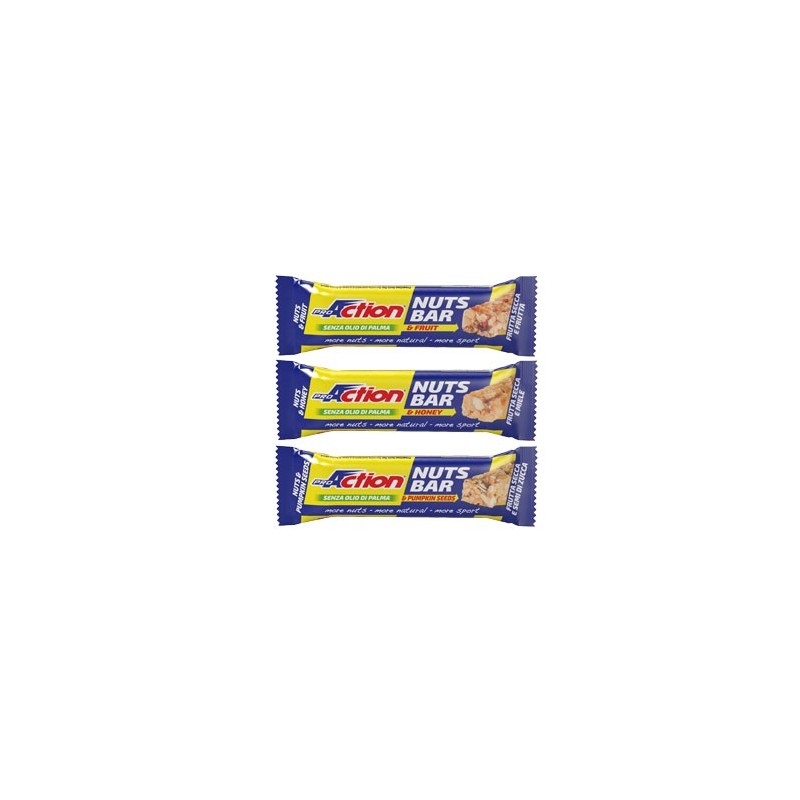 Proaction nuts bar miele 30 g Proaction nuts bar miele 30 g