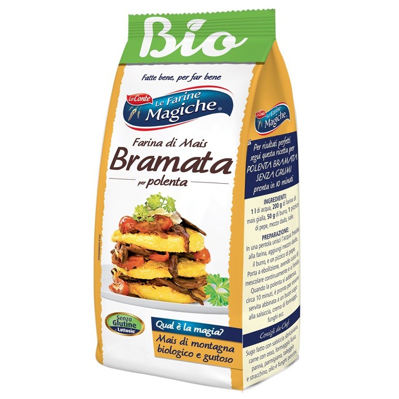 Ipafood le farine magiche farina di mais gialla bramata perpolenta 400 g Ipafood le farine magiche farina di mais gialla bramata perpolenta 400 g