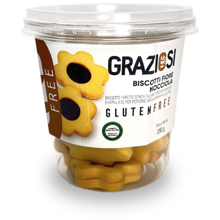 Fiore con crema di nocciola biscotto 190 g