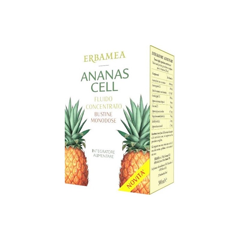 Ananas cell fluido concentrato 15 bustine 20 ml Ananas cell fluido concentrato 15 bustine 20 ml