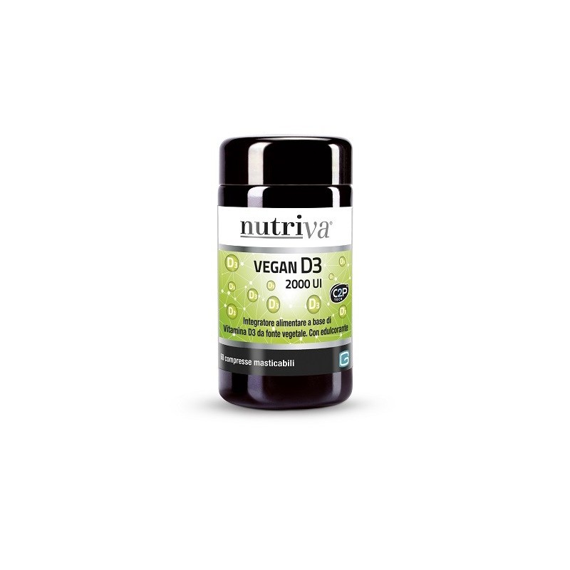 Nutriva vegan d3 60 compresse 2000 ui